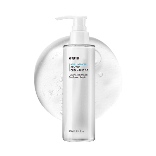 Aqua Cleansing Gel (Conditioning Cleanser) Hydrating Ph Balanced Facial Wash for Sensitive, Dry Skin | No Stripping, Fragrance-Free | Vegan, Korean Skincare (5.9 Fl. Oz)